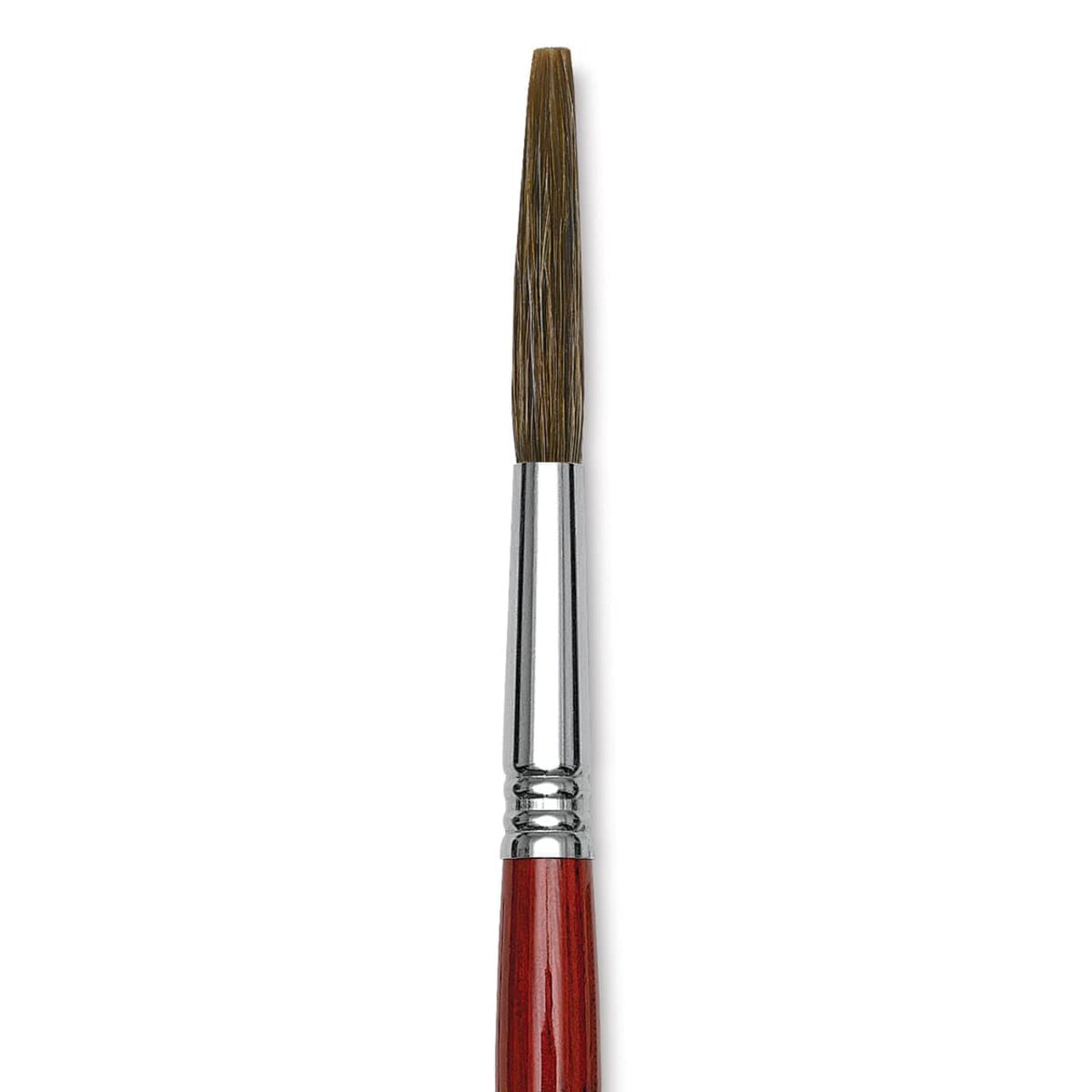 Escoda Light Ox Hair Long Highliner Brush - Round Square, Size 4
